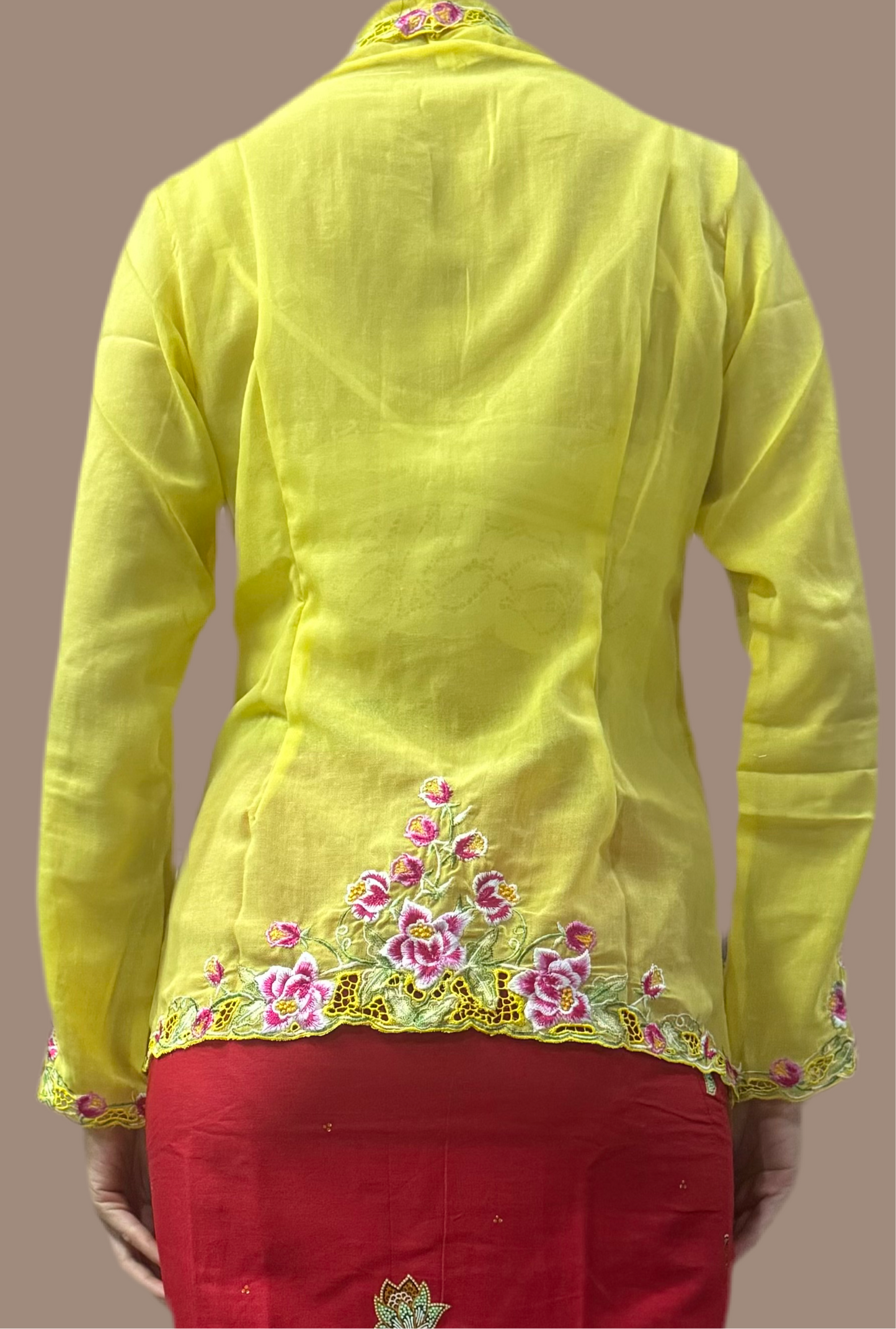 Kebaya Top Yellow