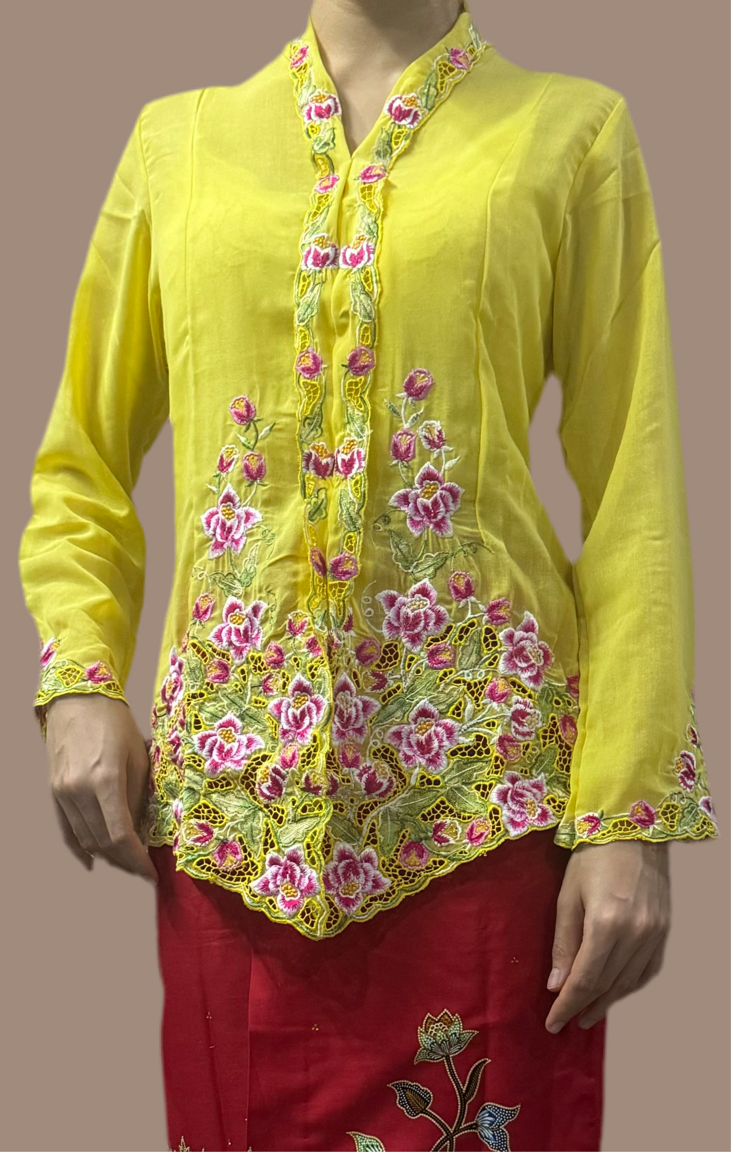 Kebaya Top Yellow