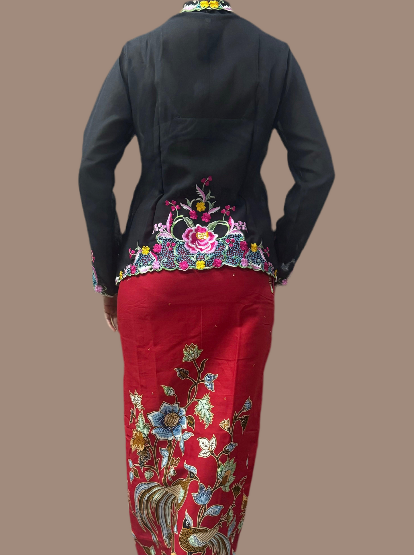 Kebaya Top Black