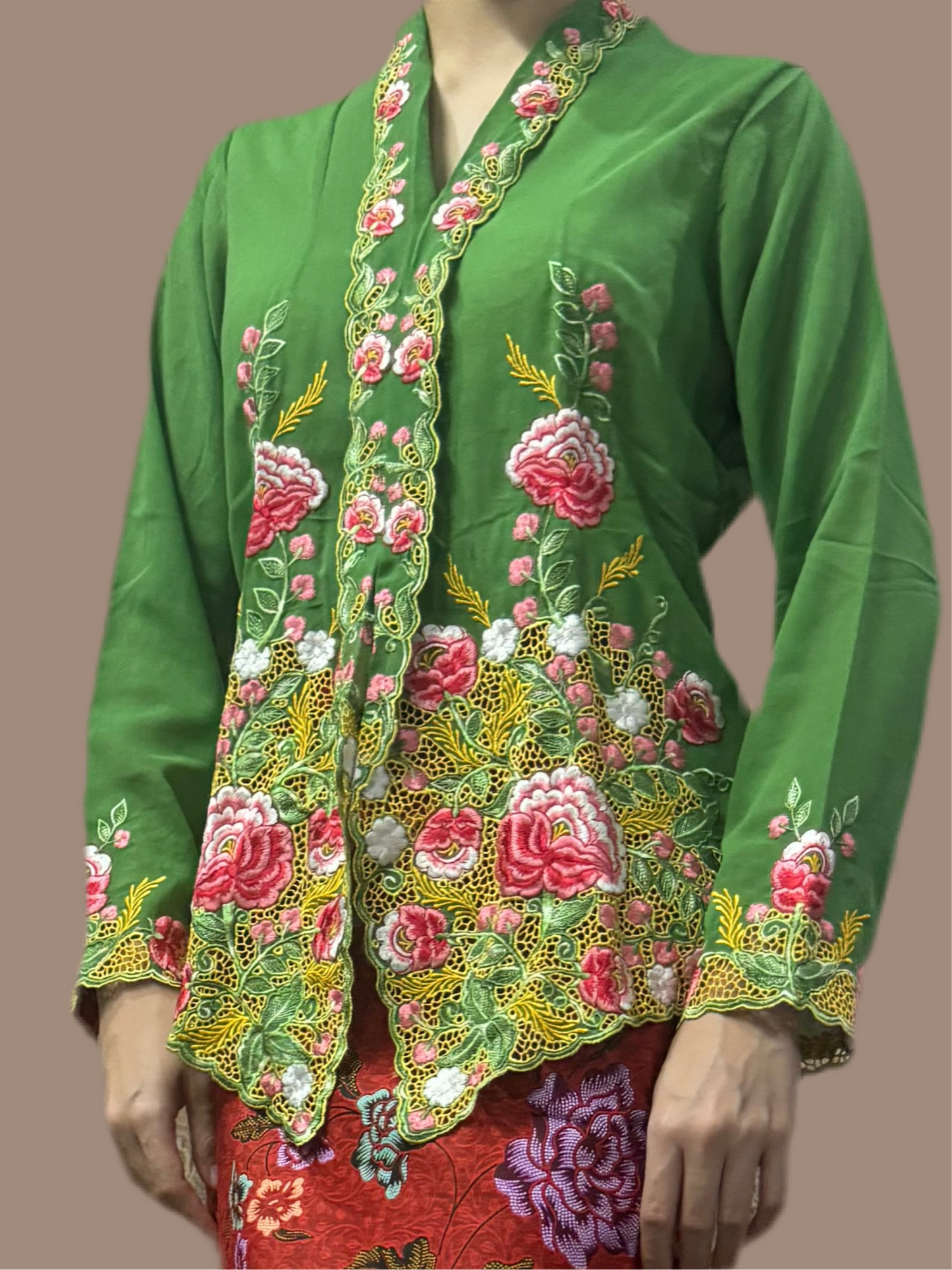 Kebaya Top Green